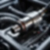 Oxygen sensor in a car engine