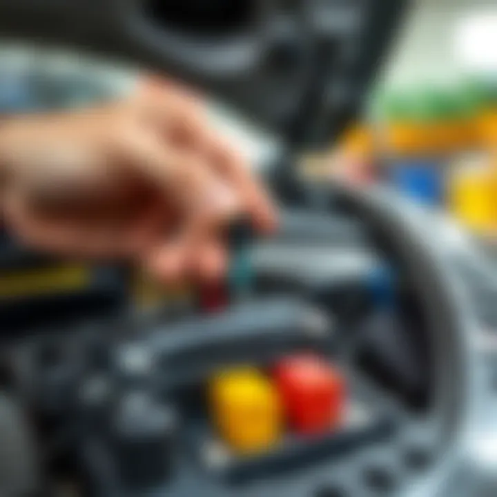 Replacing a blown fuse in Peugeot 307