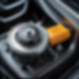 Detailed view of Pontiac Vibe fuel pump