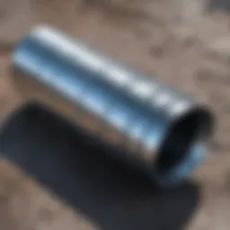 Diagram showing the structure of a condensate drain tube