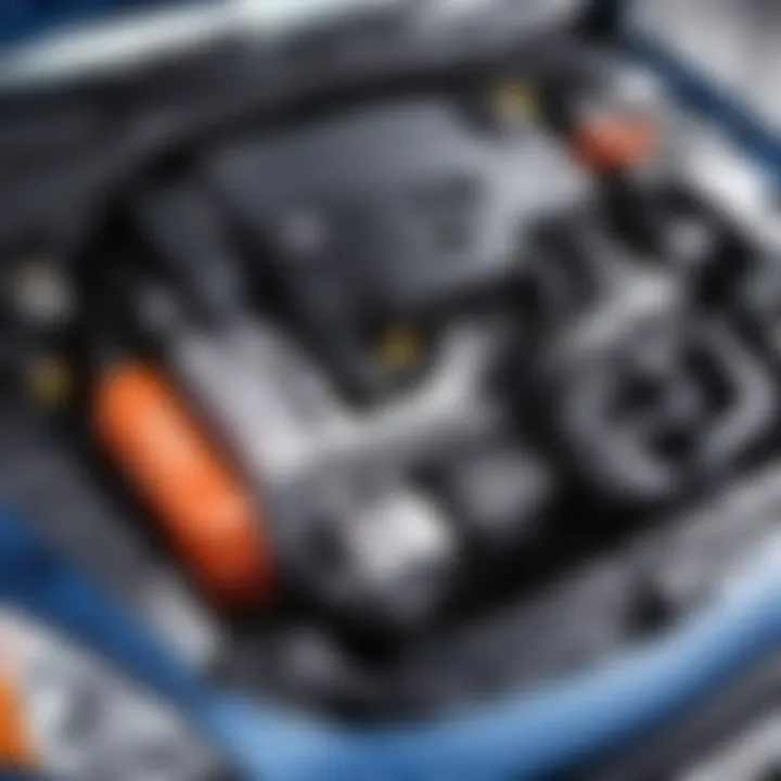 Hyundai Getz engine bay overview