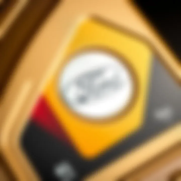 Close-up of engine oil with a Ford logo