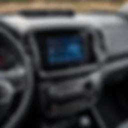 Renault Duster dashboard with audio system