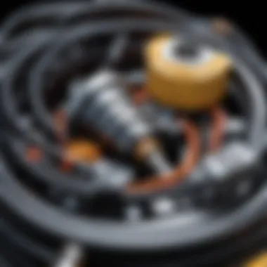 Electrical Components of Spiral System in Renault Sandero Illustration of electrical components related to spiral system in Renault Sandero