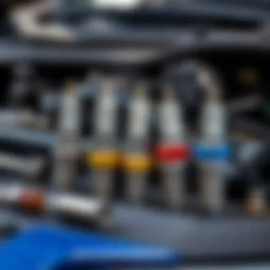 Tools for Spark Plug Inspection Visual representation of spark plug inspection tools