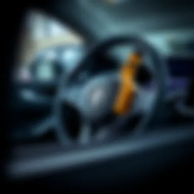 Installation guide for steering wheel lock on Megane 2