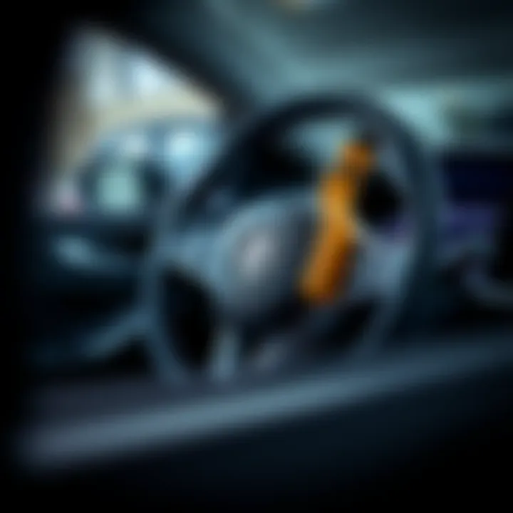 Installation guide for steering wheel lock on Megane 2