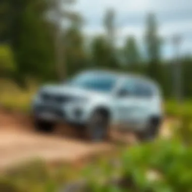 Off-Road Capability of Suzuki Grand Vitara Suzuki Grand Vitara navigating rough terrain