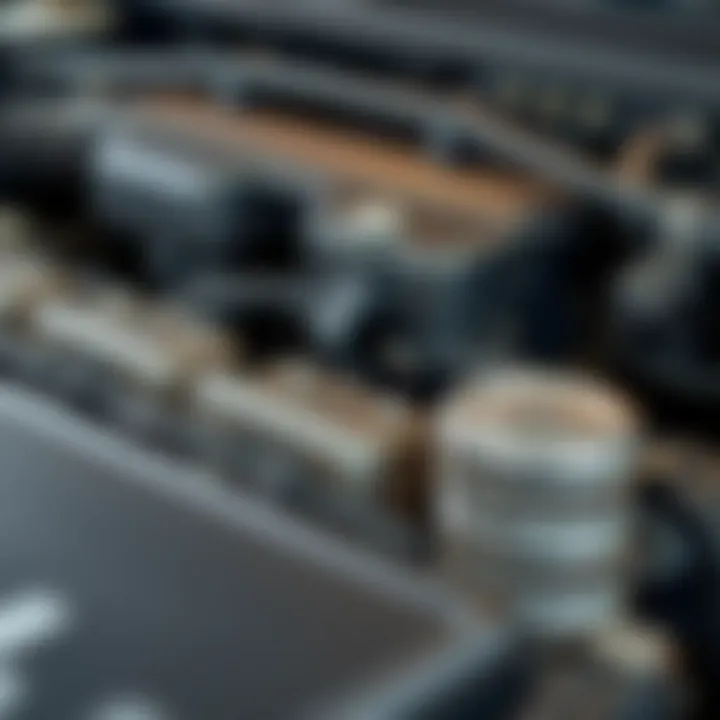 Timing marks on Mitsubishi Pajero 4 engine