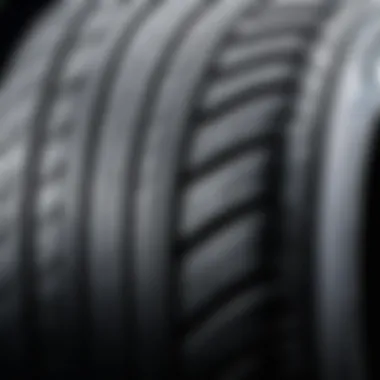 Wear patterns on tires due to improper alignment