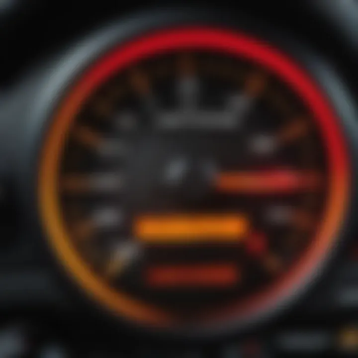 Warning light on dashboard indicating transmission issues