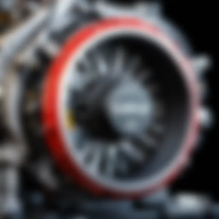 Close-up of an engine exhibiting low RPM stuttering issues