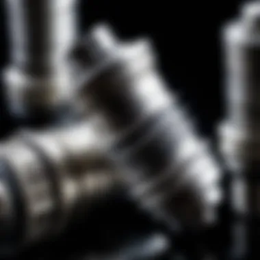 Detailed view of a spark plug for 1JZ GE VVT-i engine