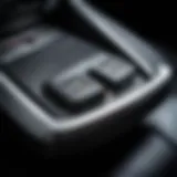 Close-up of a car's gas pedal showcasing vibrational effects