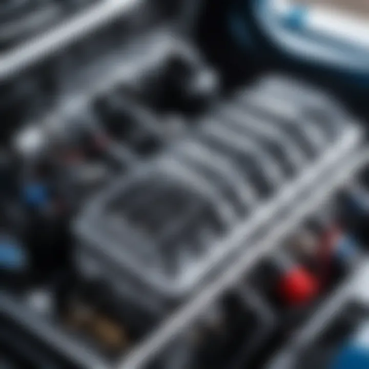 Schematic of cooling system components in vehicles