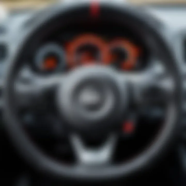 Vibrating steering wheel during braking