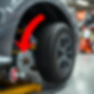 Illustration of maintenance checks for rear-wheel drive systems