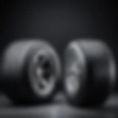 Visual representation of tire size differences