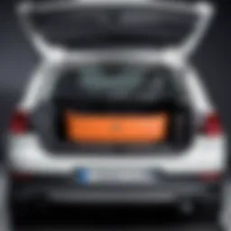 View of a Volkswagen Tiguan trunk problem