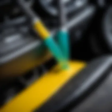 Illustration of antifreeze leakage points in a Renault Logan